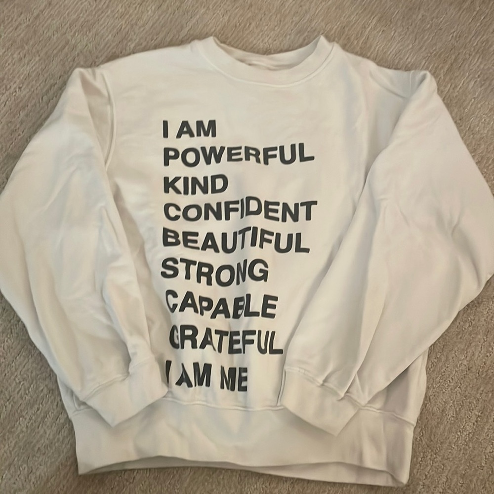 Anine Bing I am powerful sweatshirt